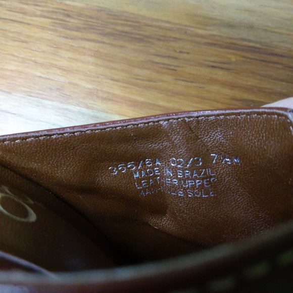 FRANCO SARTO Brown Leather Mules - 7.5 M - Picture 9 of 11